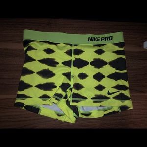 Nike pro compression shorts